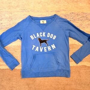 Original Black Dog tavern sweatshirt, size S, light blue, NWOT
